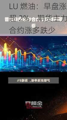 LU 燃油：早盘涨超 2%，期货主力合约涨多跌少