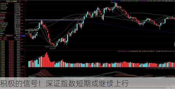 积极的信号！深证指数短期或继续上行