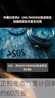 正和生态：累计回购约60万股