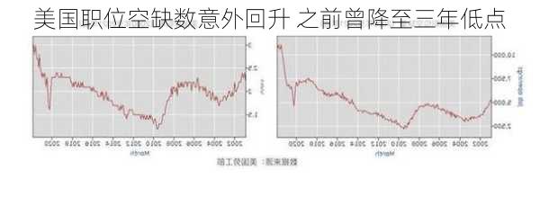 美国职位空缺数意外回升 之前曾降至三年低点