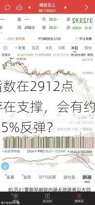 指数在2912点存在支撑，会有约5.5%反弹？