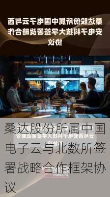 桑达股份所属中国电子云与北数所签署战略合作框架协议