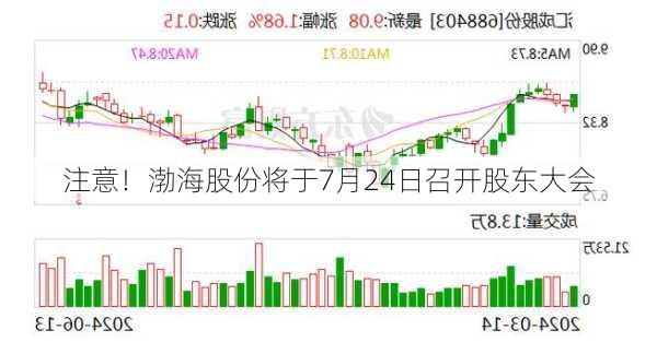 注意！渤海股份将于7月24日召开股东大会