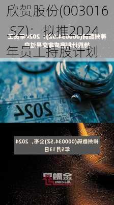 欣贺股份(003016.SZ)：拟推2024年员工持股计划