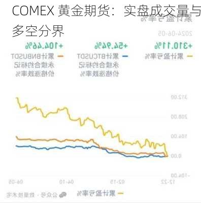 COMEX 黄金期货：实盘成交量与多空分界