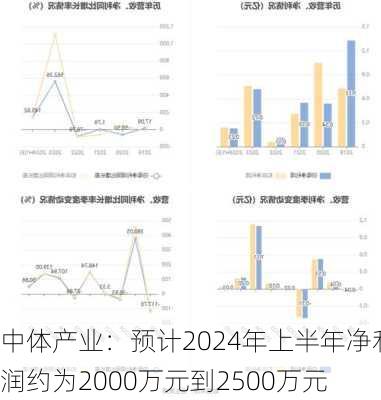 中体产业：预计2024年上半年净利润约为2000万元到2500万元