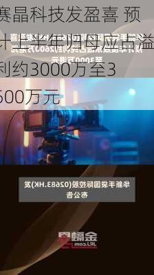 赛晶科技发盈喜 预计上半年归母应占溢利约3000万至3500万元