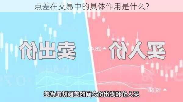 点差在交易中的具体作用是什么？