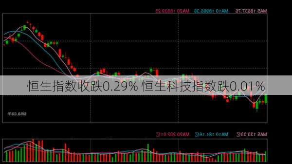 恒生指数收跌0.29% 恒生科技指数跌0.01%