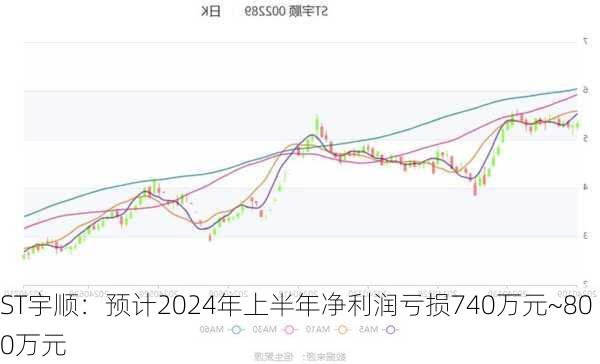 ST宇顺：预计2024年上半年净利润亏损740万元~800万元