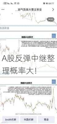 A股反弹中继整理概率大！