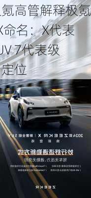 极氪高管解释极氪7X命名：X代表SUV 7代表级别定位