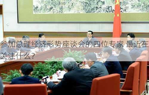 参加总理经济形势座谈会的四位专家 最近在关注什么？