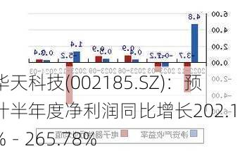 华天科技(002185.SZ)：预计半年度净利润同比增长202.17%－265.78%