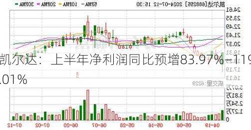 凯尔达：上半年净利润同比预增83.97%―119.01%