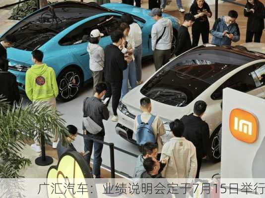 广汇汽车：业绩说明会定于7月15日举行