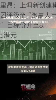 里昂：上调新创建集团评级至“跑赢大市” 目标价升至8.5港元