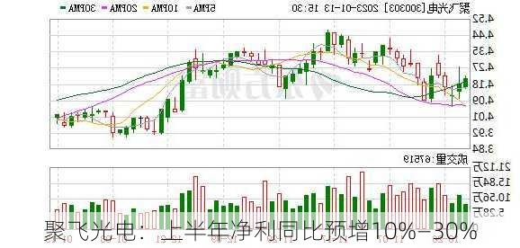 聚飞光电：上半年净利同比预增10%―30%