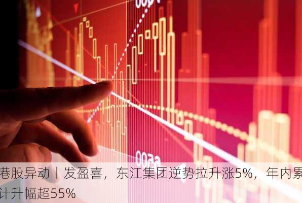 港股异动丨发盈喜，东江集团逆势拉升涨5%，年内累计升幅超55%