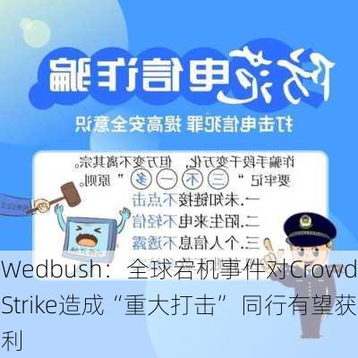 Wedbush：全球宕机事件对CrowdStrike造成“重大打击” 同行有望获利