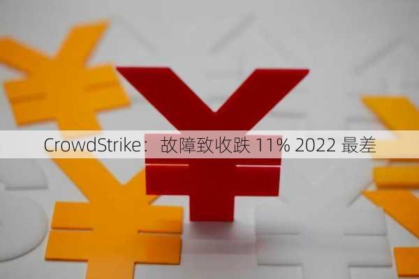 CrowdStrike：故障致收跌 11% 2022 最差