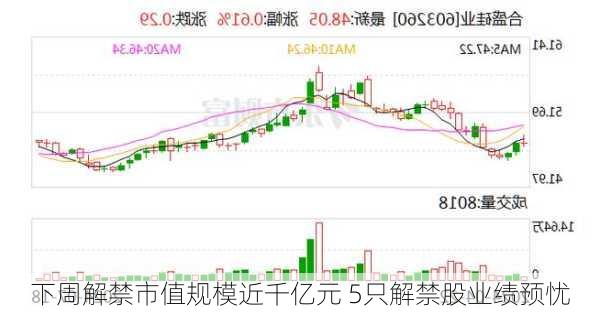 下周解禁市值规模近千亿元 5只解禁股业绩预忧