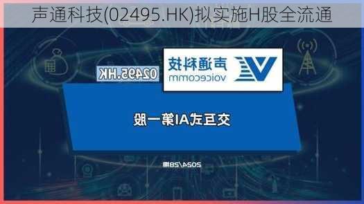 声通科技(02495.HK)拟实施H股全流通