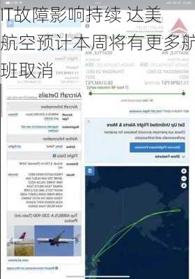 IT故障影响持续 达美航空预计本周将有更多航班取消