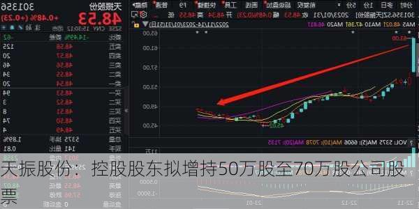 天振股份：控股股东拟增持50万股至70万股公司股票