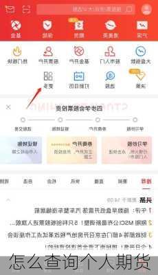 怎么查询个人期货