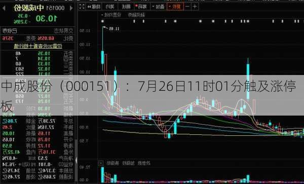 中成股份（000151）：7月26日11时01分触及涨停板