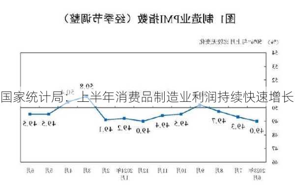 国家统计局：上半年消费品制造业利润持续快速增长