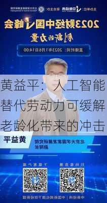 黄益平：人工智能替代劳动力可缓解老龄化带来的冲击