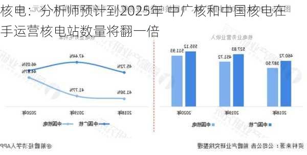 核电：分析师预计到2025年 中广核和中国核电在手运营核电站数量将翻一倍