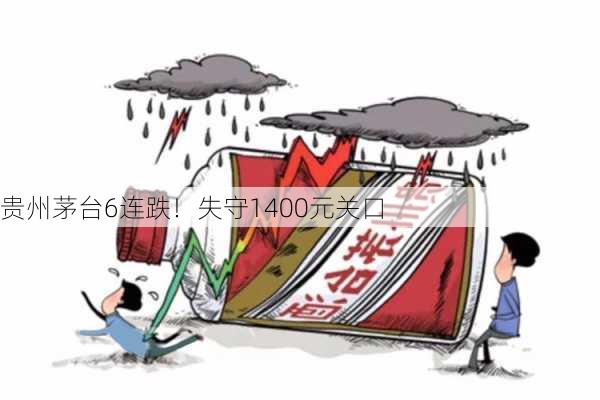 贵州茅台6连跌！失守1400元关口