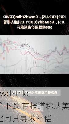 CrowdStrike股价下跌 有报道称达美航空向其寻求补偿