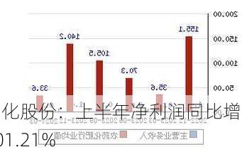 柳化股份：上半年净利润同比增长601.21%