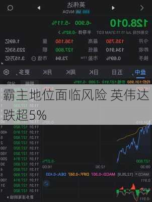 霸主地位面临风险 英伟达跌超5%