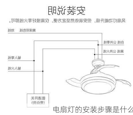 电扇灯的安装步骤是什么