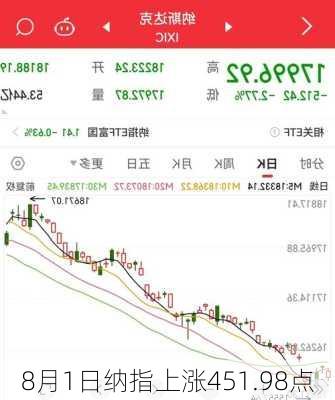 8月1日纳指上涨451.98点