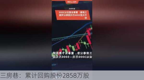 三房巷：累计回购股份2858万股