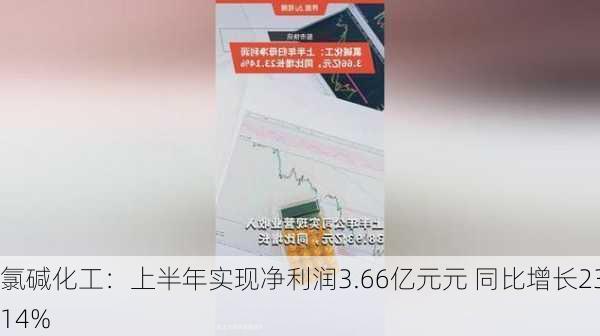 氯碱化工：上半年实现净利润3.66亿元元 同比增长23.14%