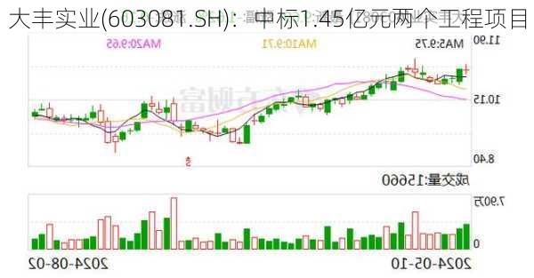 大丰实业(603081.SH)：中标1.45亿元两个工程项目