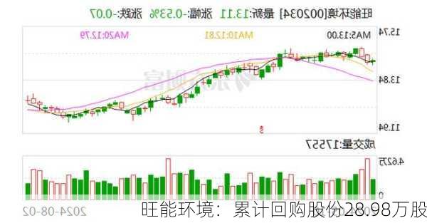 旺能环境：累计回购股份28.98万股