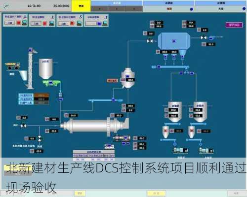 北新建材生产线DCS控制系统项目顺利通过现场验收