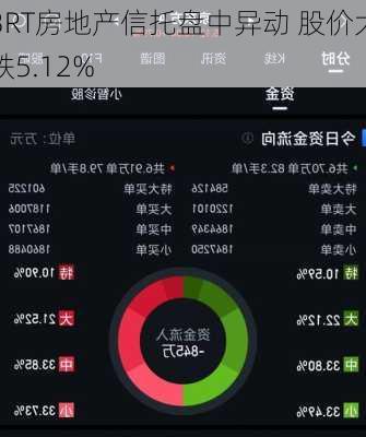 BRT房地产信托盘中异动 股价大跌5.12%