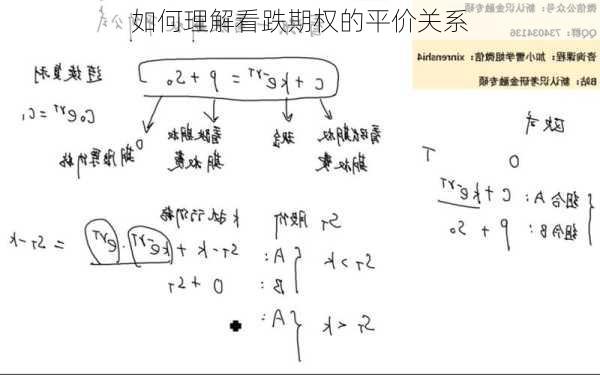 如何理解看跌期权的平价关系