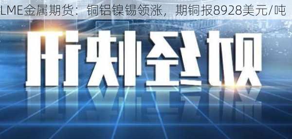 LME金属期货：铜铝镍锡领涨，期铜报8928美元/吨