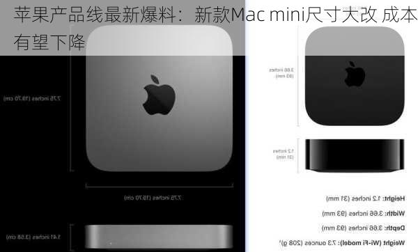 苹果产品线最新爆料：新款Mac mini尺寸大改 成本有望下降