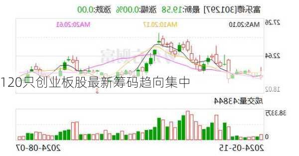 120只创业板股最新筹码趋向集中